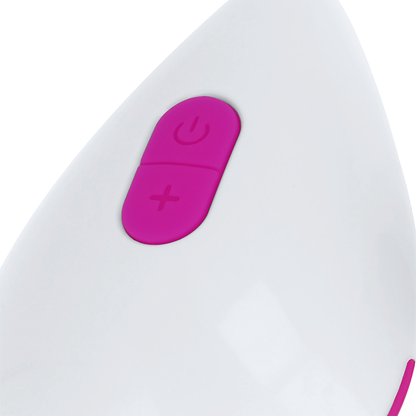 OHMAMA - 10-MODE VIBRATING EGG PURPLE AND WHITE