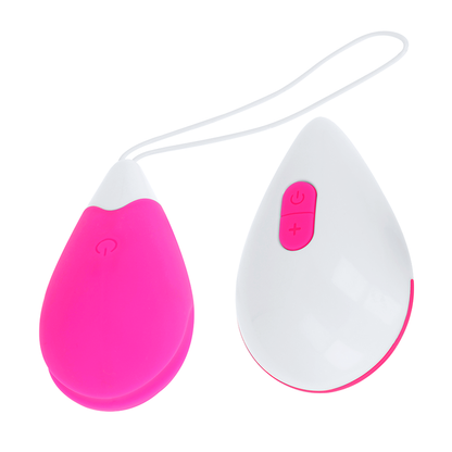 OHMAMA - 10-MODE VIBRATING EGG PINK AND WHITE