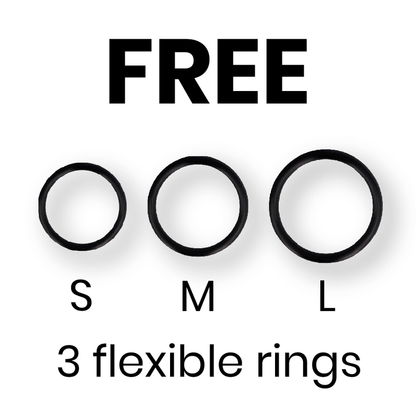 CYBER SILICOCK - FREE 3-RING STRAP HARNESS