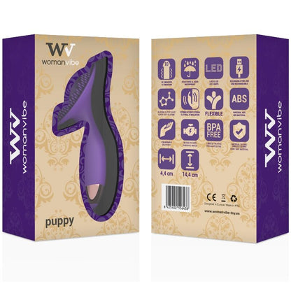 WOMANVIBE - RECHARGEABLE SILICONE DOG STIMULATOR