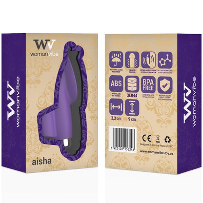 WOMANVIBE - AISHA SILICONE FINGER STIMULATOR