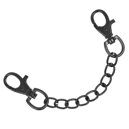 FETISH SUBMISSIVE DARK ROOM - GRILLETES DE TOBILLO DE CUERO VEGANO CON FORRO DE NEOPRENO