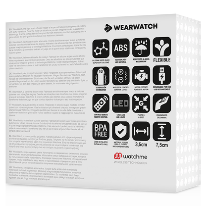 WEARWATCH - WATCHME TECHNOLOGY REMOTE CONTROL FUCHSIA EGG / JET