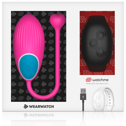 WEARWATCH - WATCHME TECHNOLOGY REMOTE CONTROL FUCHSIA EGG / JET