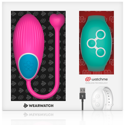 WEARWATCH - WATCHME TECHNOLOGY REMOTE CONTROL FUCHSIA EGG / SEAWATER
