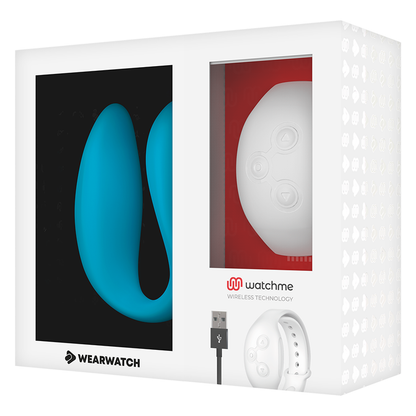 WEARWATCH - VIBRADOR DE TECNOLOGÍA DUAL WATCHME INDIGO/NIEVE
