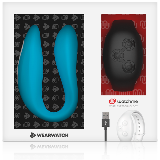 WEARWATCH - DUAL WATCHME INDIGO/JET TECHNOLOGY VIBRATOR