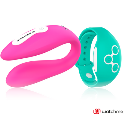 WEARWATCH - FUCHSIA/SEAWATER DUAL TECHNOLOGY WATCHME VIBRATOR