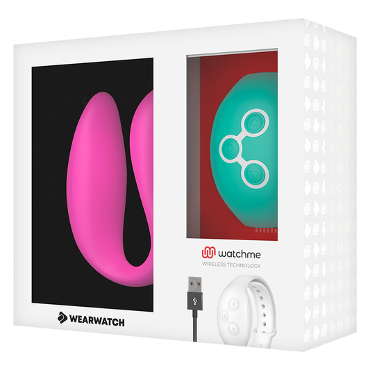 WEARWATCH - FUCHSIA/SEAWATER DUAL TECHNOLOGY WATCHME VIBRATOR