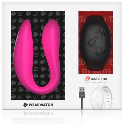 WEARWATCH - WATCHME DUAL TECHNOLOGY VIBRATOR FUCHSIA/JACKET