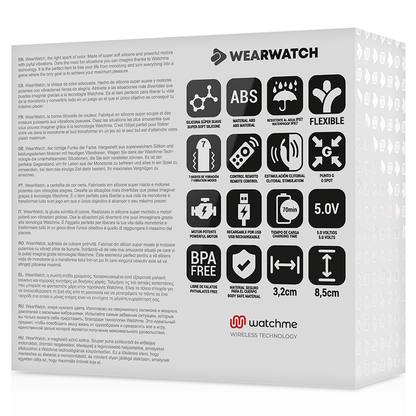 WEARWATCH - VIBRADOR WATCHME DUAL TECHNOLOGY FUCSIA / NIEVE