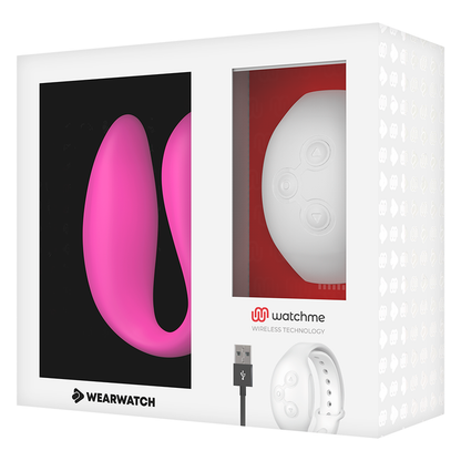 WEARWATCH - VIBRADOR WATCHME DUAL TECHNOLOGY FUCSIA / NIEVE