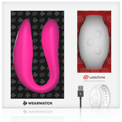 WEARWATCH - VIBRADOR WATCHME DUAL TECHNOLOGY FUCSIA / NIEVE