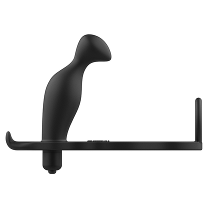 ADDICTED TOYS - ANAL PLUG - WITH BLACK SILICONE RING 12 CM